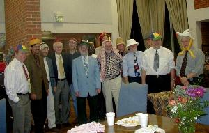 A meeting of the Committee on Funny
        Hats